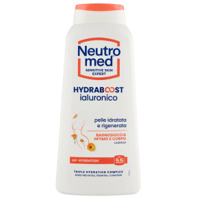 Гель для душу та інтимної гігієни Neutromed Hydraboost з гіалуроновою кислотою та календуою, pH 5.5, 600 мл